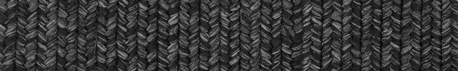 Olefin - Black Braided Rugs