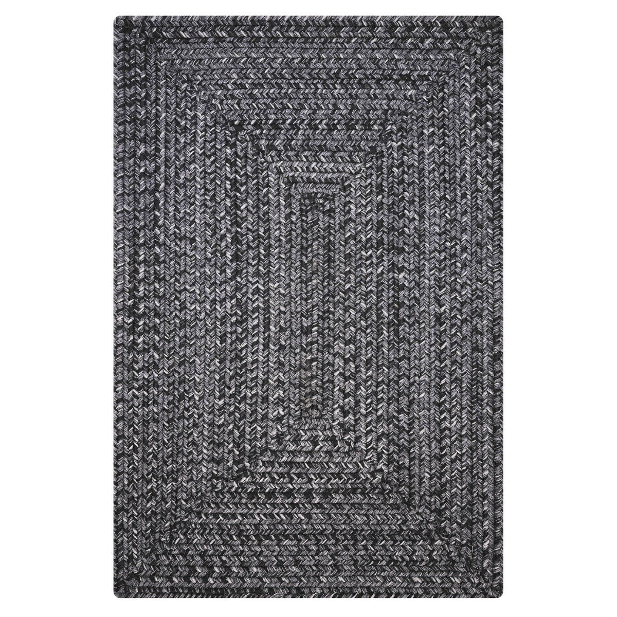 Black Outdoor Braided Oval Rugs –