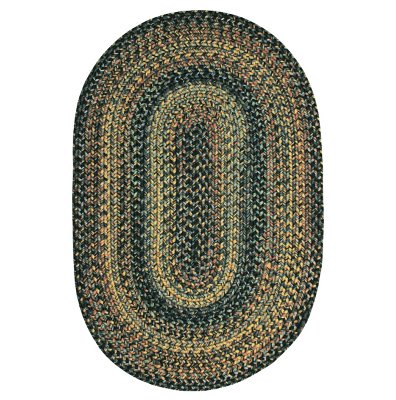 Black Forest Outdoor Braided Oval Rug