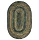 Black Forest Outdoor Braided Oval Rug