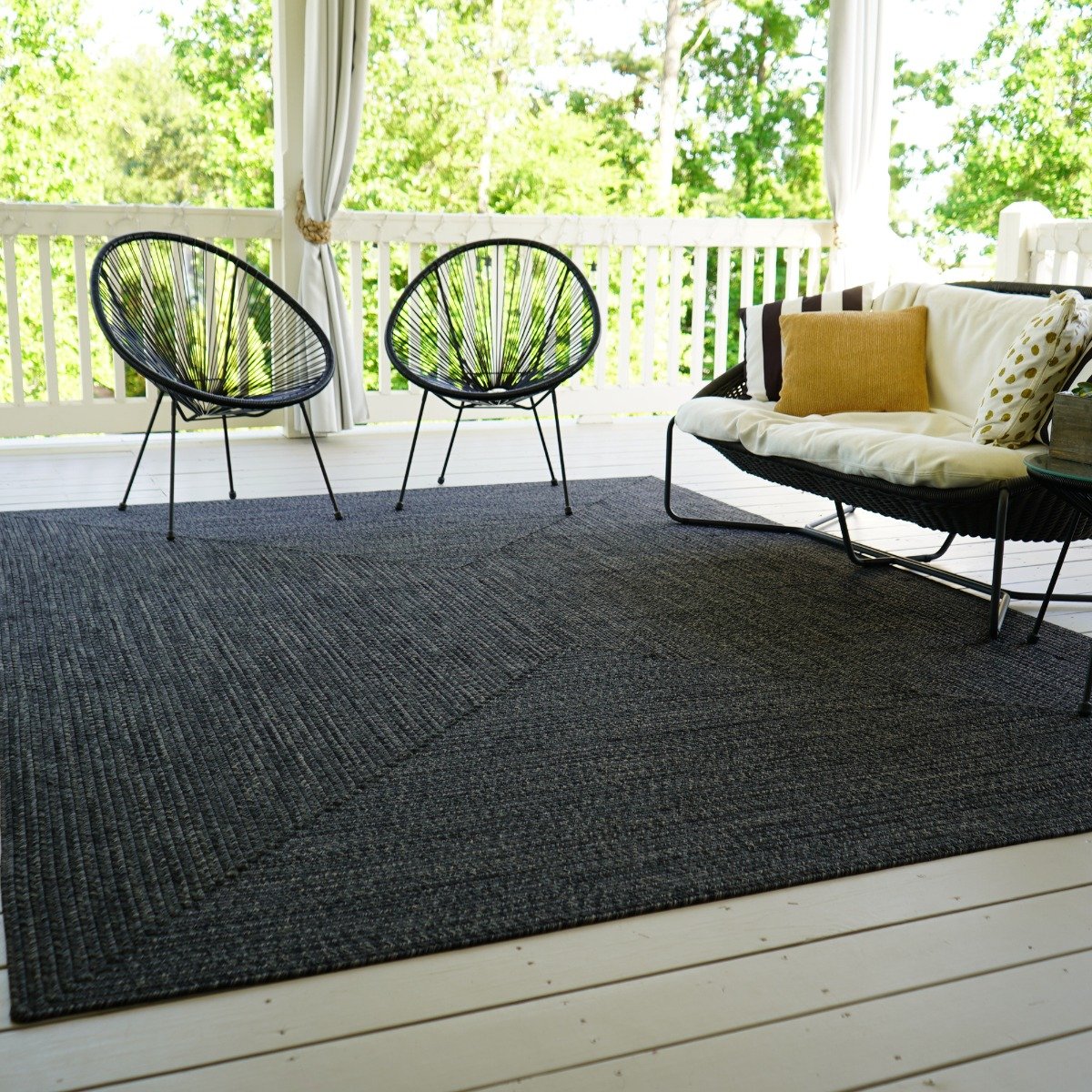 Rainforest Oval Braided Rug and Pet Friendly Rugs Washable 20x30, The  Perfect Indoor Outdoor Rugs by Homespice