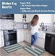 Non Slip, Waterproof Rug - Blue Oasis for Kitchen