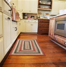 Chester Red Jute Braided Area Rugs