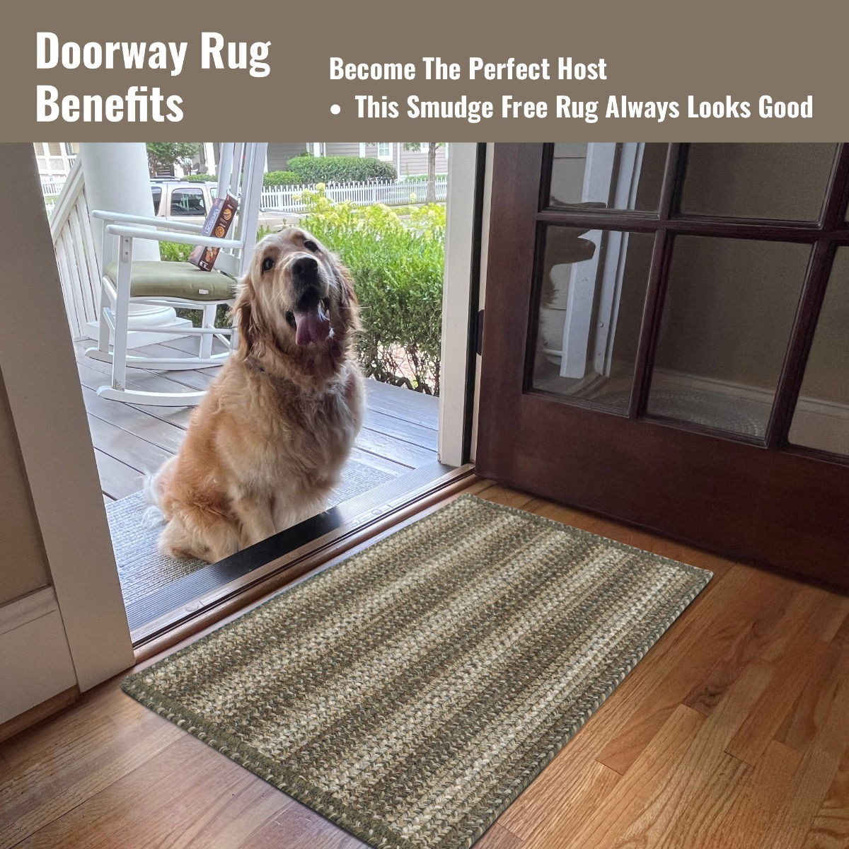 Waterproof rug top
