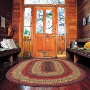 Room Cider Barn Red Jute Oval Braided Rugs