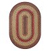 Cider Barn Red Jute Oval Braided Rugs