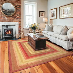 Room Cider Barn Red Jute Braided Rug