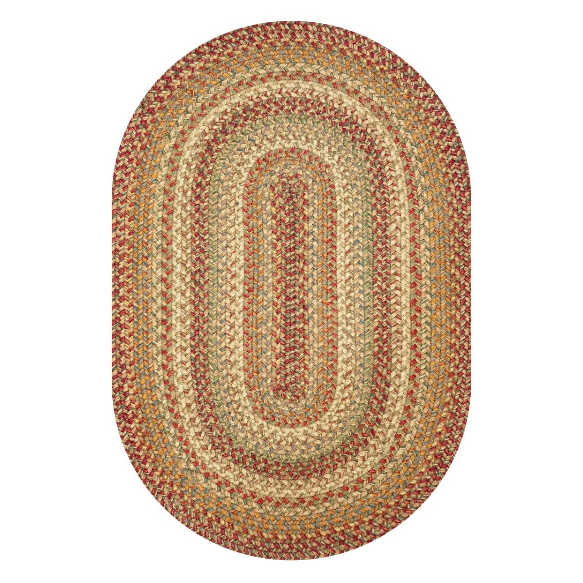 Oval Braided Rugs - Washable, Pet-friendly, Easy to Clean