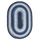 Juniper Blue Ultra Durable Braided Oval Rugs