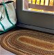 Biscotti Multi Color Cotton Braided Oval Rug for entryway