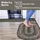 Black Forest Outdoor Braided Oval Rug for kitchen