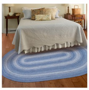 Blue Braided Rugs Add a Touch of Charm to Your Home Decor