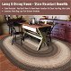 Driftwood Brown Indoor/Outdoor Braided Oval Rug for dining room