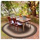 Driftwood Brown Indoor/Outdoor Braided Oval Rug