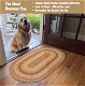 Kingston Multi Color Jute Braided Oval Rugs for entryway