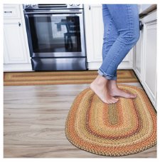 Kingston Multi Color Oval Braided Rugs