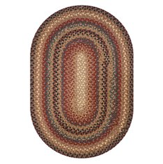 Peppercorn Multi Color Cotton Braided Rectangular Rug