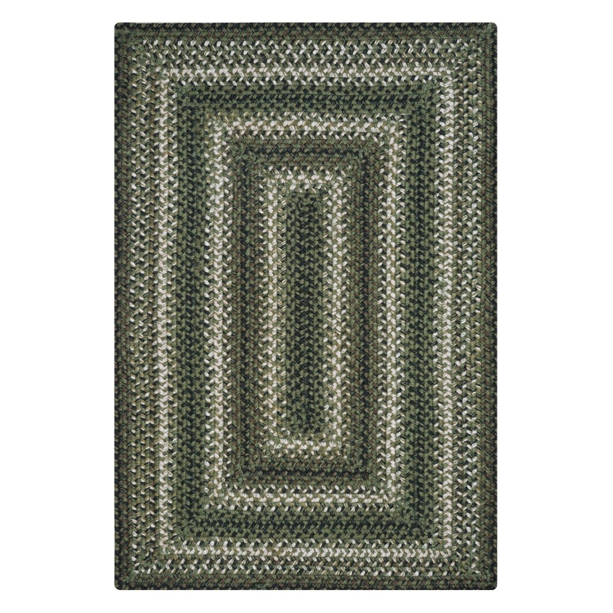 Pine Grove Green Braided Rug Runner with Included Rug Pad by Oak & Asher