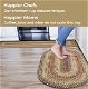 Rainforest Multi Color Ultra Durable Braided Oval Rug for kitchen