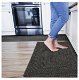 Black Ultra Durable Small Braided Rugs In Set