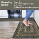 Black Forest Outdoor Braided Washable Rug for Kitchen