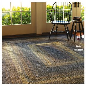 Room Black Forest Outdoor Braided Rectangular Rugs