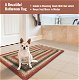 Chester Red Braided Rug for Bathroom