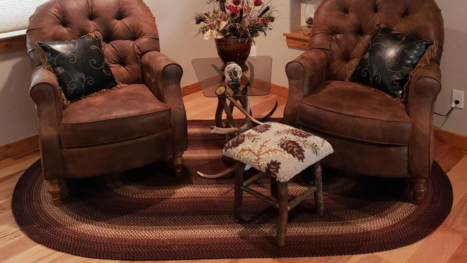 primitive braided rug