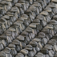 BLACK BRAIDED RUGS