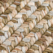BROWN BRAIDED RUGS