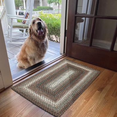 doorway braided rugs