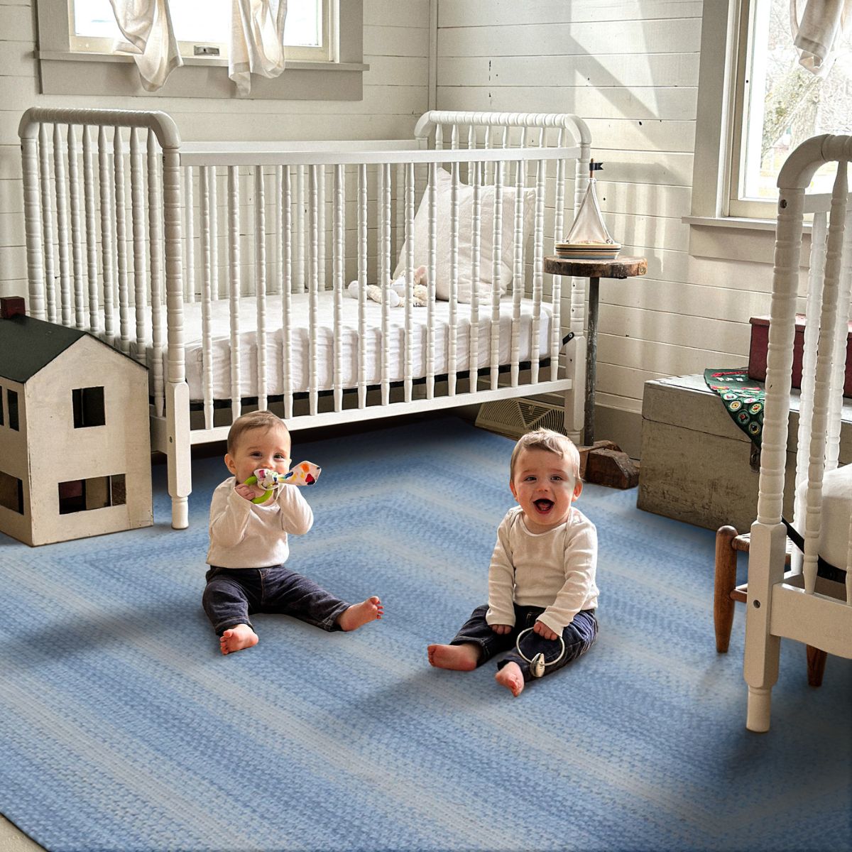 bathroom braided rugs