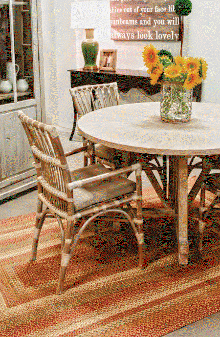 Mustard Seed Jute Braided Rugs