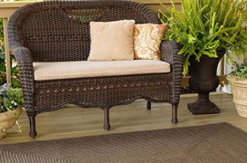 Bronze Brown Ultra Durable Braided Rugs