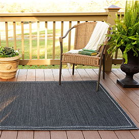 Exeter Horizon Black Mist Ultra Durable Braided Rugs