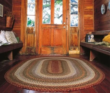 Dining Room Braided Rugs for Open Rooms