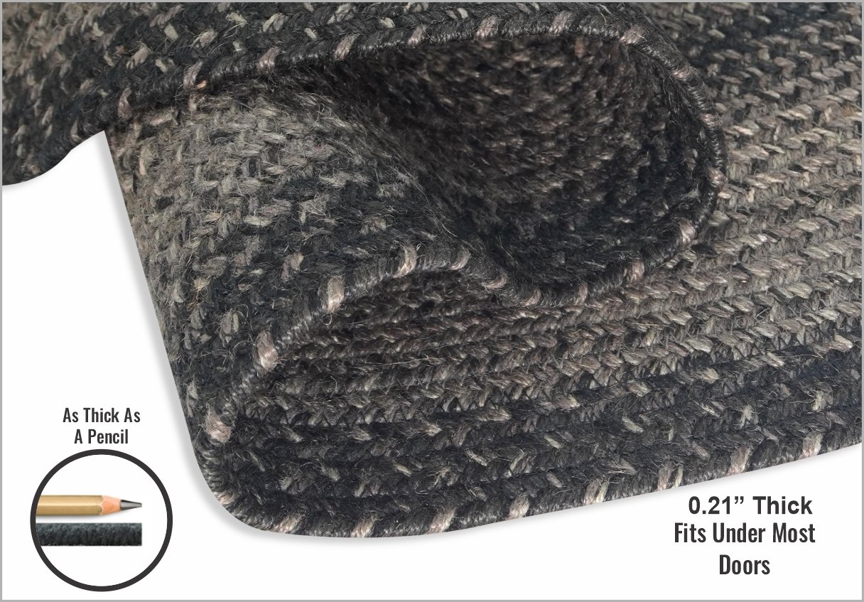 gray braided customer favorite rug
