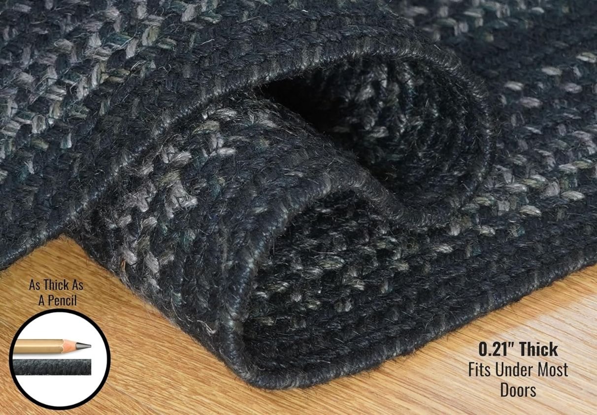 black braided customer favorite rug