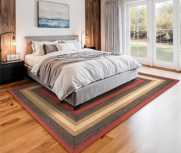 jute bedroom braided rugs